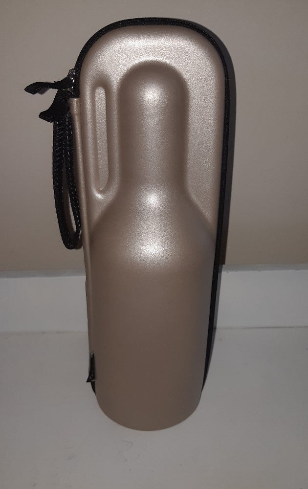 Rabbit wine bottle cases gray 14.5 inches tall gol